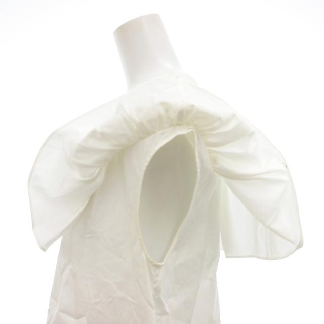 【中古】ドゥロワー Drawer ブラウス シャツ 36 白 ホワイト フリル /JS レディース