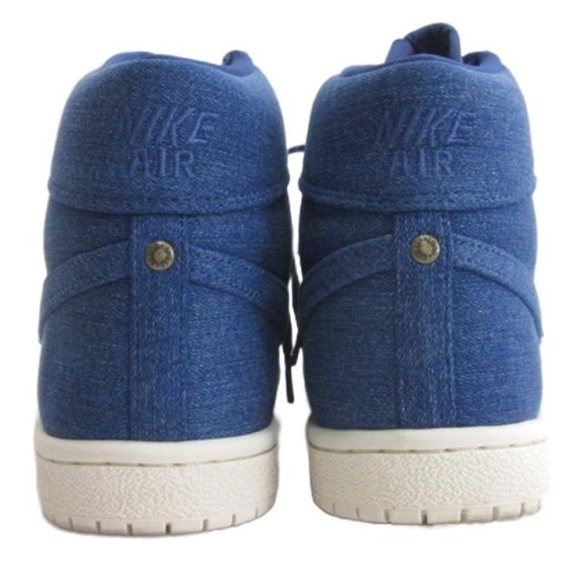 【中古】ナイキ ジョーダン エアシップ デニム スニーカー FJ2848-400 インディゴブルー US7.5 24.5cm レディース