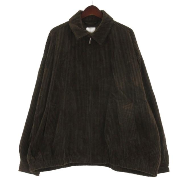 【中古】ストライプ フォー クリエイティブ S.F.C Stripes For Creative コーデュロイ ジャケット ジップ ブラウン XL