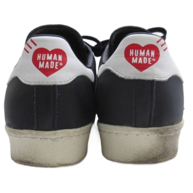 【中古】アディダスオリジナルス × ヒューマンメイド スーパースター 80s スニーカー FY0729 ブラック US11.5 29.5cm