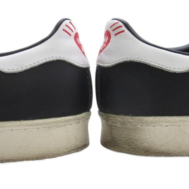 【中古】アディダスオリジナルス × ヒューマンメイド スーパースター 80s スニーカー FY0729 ブラック US11.5 29.5cm