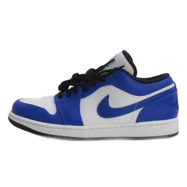 【中古】ナイキ NIKE Air Jordan 1 Low エアフォース1 スニーカー 553558-124 ブルー US8 26cm メンズ