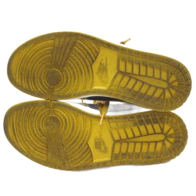 【中古】ナイキ NIKE Air Jordan 1 High OG エアジョーダン1 スニーカー 555088-701 イエロー 28.5cm メンズ