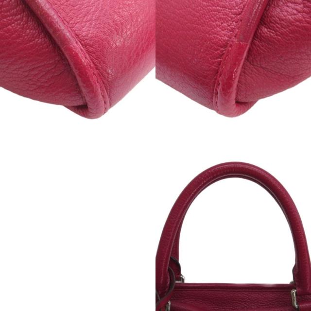 中古】ロエベ LOEWE アマソナ36 アナグラム ハンドバッグ レザー