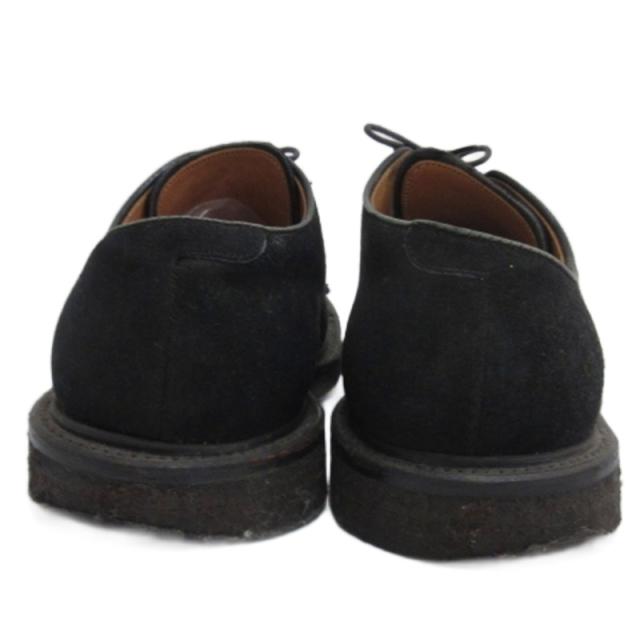 【中古】オールデン ALDEN プレーントゥ レースアップ シューズ 英国製 5346 ブラック 7.5 25.5cm メンズ