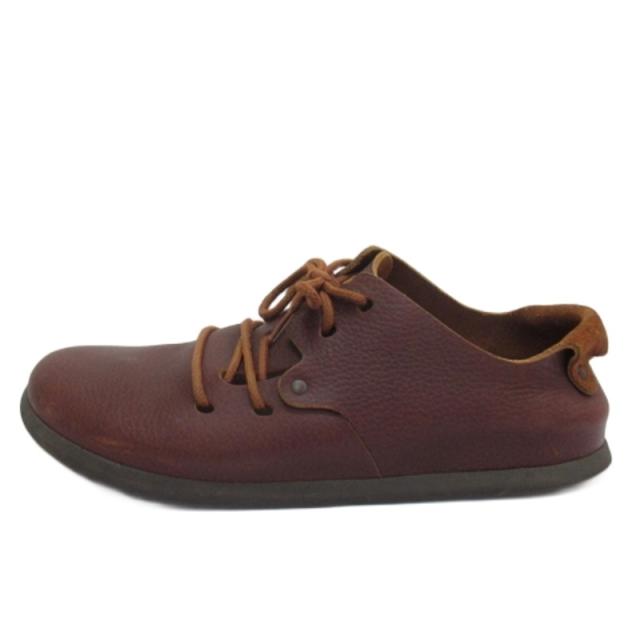 【中古】ビルケンシュトック BIRKENSTOCK モンタナ レースアップ シューズ ブラウン 41 26.5cm メンズ