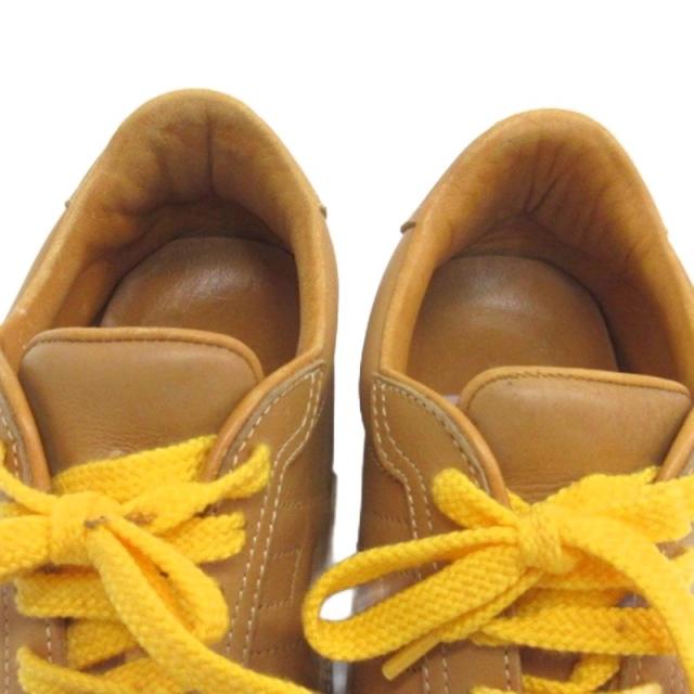 【中古】エルメス HERMES クイック スニーカー レザー ブラウン 36.5 23.5cm ジャンク レディース