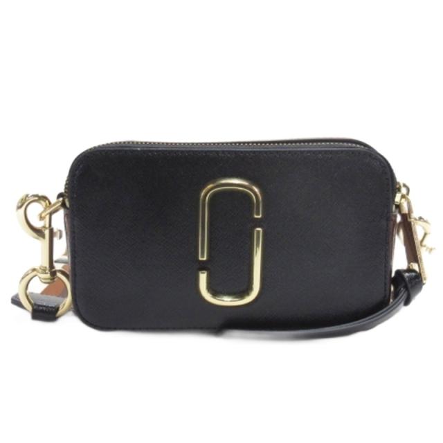 【中古】マークバイマークジェイコブス MARC by MARC JACOBS ザ スナップショット スクエア ショルダーバッグ ブラック