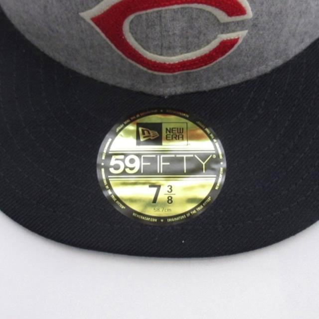 【中古】ニューエラ 59FIFTY DAY Memorial Collection シンシナティ キャップ 帽子 ピンバッジ付き 7 3/8 58.7cm