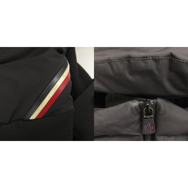 【中古】モンクレール GRENOBLE GUYANE ギヤン ダウンジャケット フーディ ジップアップ C20984530785 ブラック 3_8