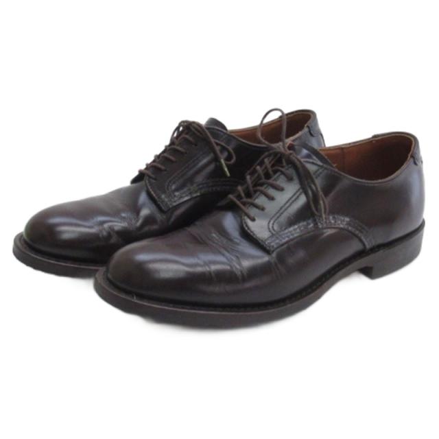 【中古】レッドウィング 9086 Mil-1 Blucher Oxford ミルワン オックスフォードシューズ USA製 ブラウン系 US8D 26cm