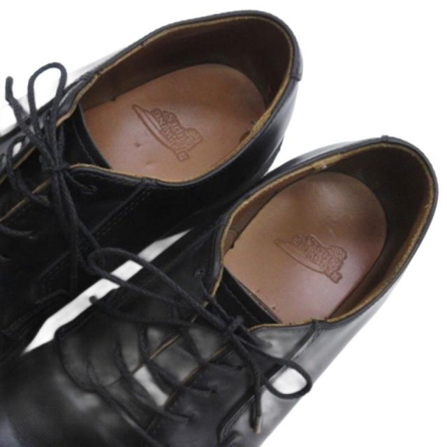 【中古】レッドウィング REDWING 101 ポストマン オックスフォードシューズ ブラック USA製 US7.5D 25.5cm メンズ