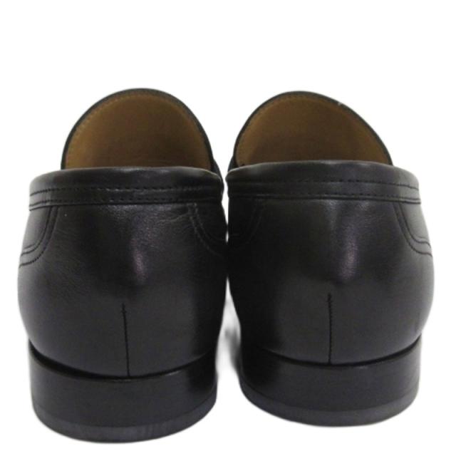 【中古】バリー BALLY ビット ローファー シューズ ブラック 6.5E 26.5cm メンズ