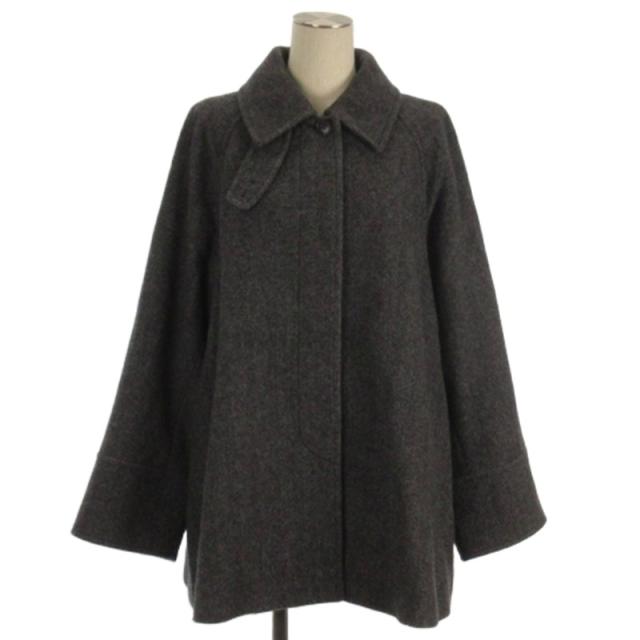 【中古】逐次刊行物標準尺度 レリューム 25AW 尾州毛糸百貨店100 A生産ライン 厚地の外套 25020462707040 薄墨色 38