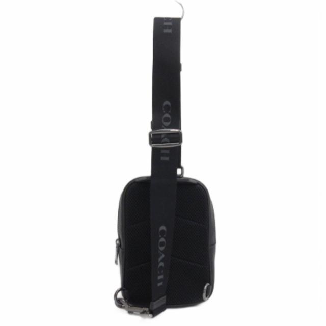 【中古】コーチ COACH レーサー スリング パック ボディバッグ ショルダー CX071 ブラック メンズ