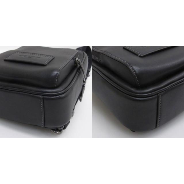 【中古】コーチ COACH レーサー スリング パック ボディバッグ ショルダー CX071 ブラック メンズ