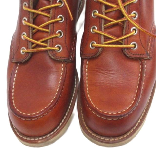 【中古】レッドウィング REDWING アイリッシュセッター モックトゥ ブーツ USA製 875 ブラウン 6E ■GY12 メンズ レディース_2