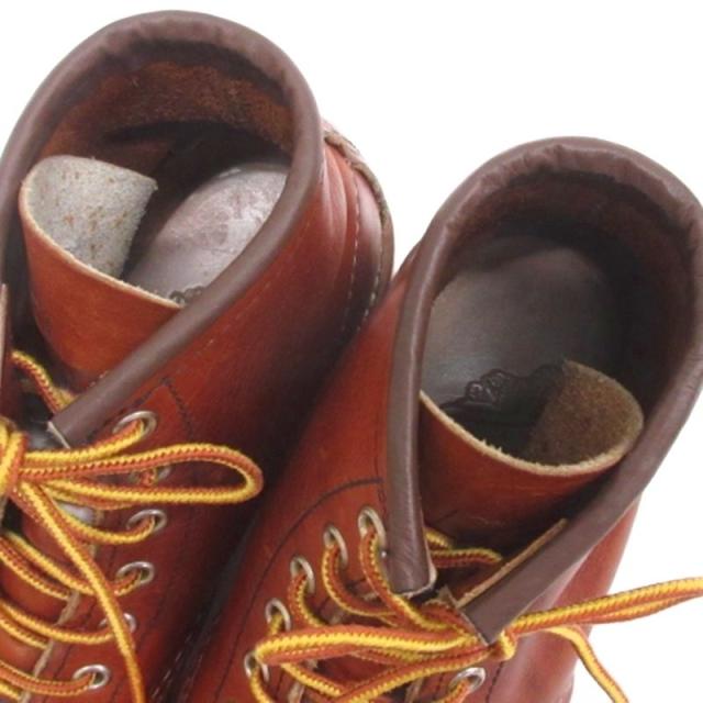 【中古】レッドウィング REDWING アイリッシュセッター モックトゥ ブーツ USA製 875 ブラウン 6E ■GY12 メンズ レディース_3