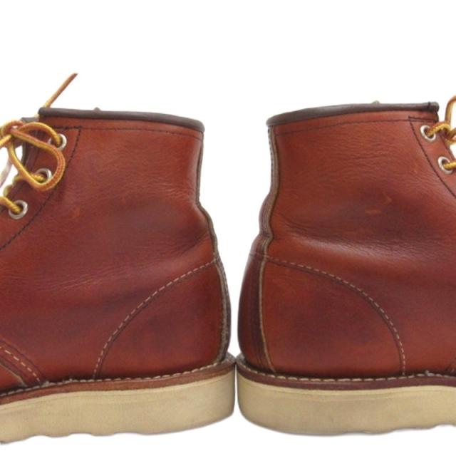 【中古】レッドウィング REDWING アイリッシュセッター モックトゥ ブーツ USA製 875 ブラウン 6E ■GY12 メンズ レディース_4