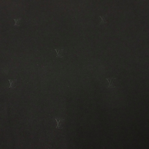 【中古】ルイヴィトン LOUIS VUITTON 25AW ブラゾン エンブロイダリー ショートスリーブ ニット XL ブラック メンズ_4