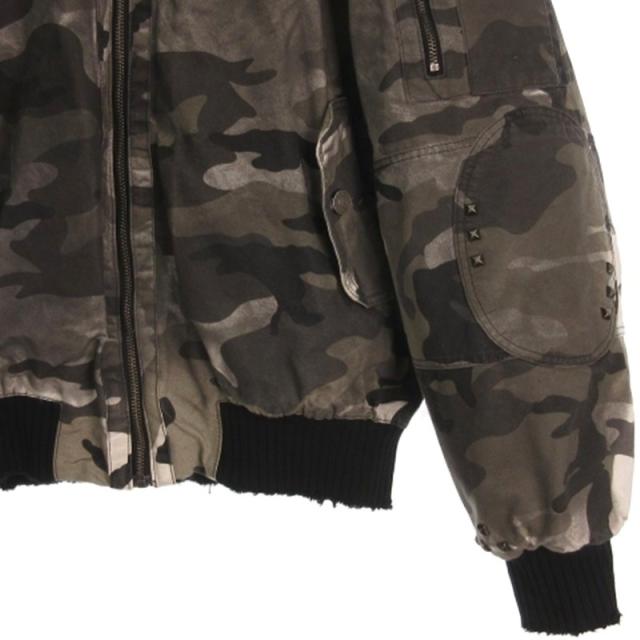 中古】Jaded London カモフラ ボンバー ジャケット スタッズ USED加工