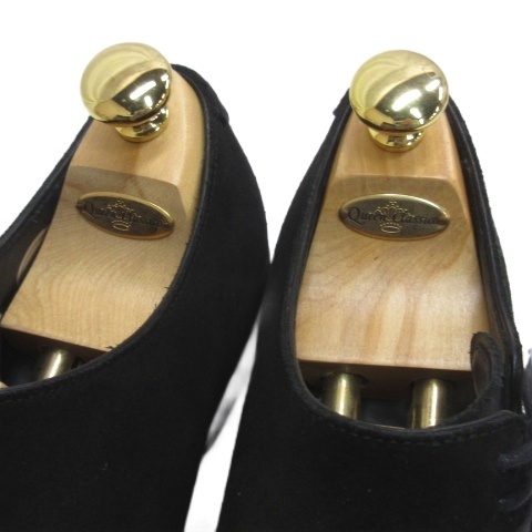 【中古】perfetto ペレフィット スエード ドレス シューズ ブラック 6 24cm メンズ_2
