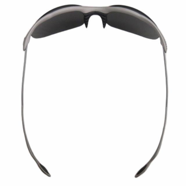 【中古】ナイキ NIKE サングラス ハーフリム イタリア製 グレー メンズ