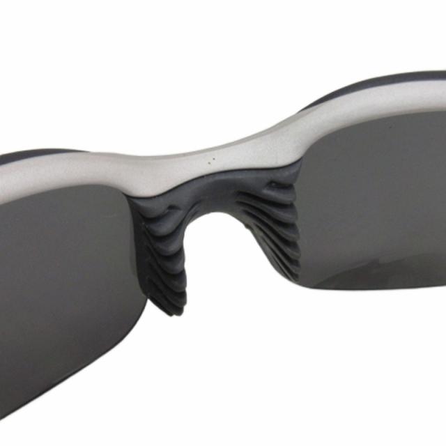 【中古】ナイキ NIKE サングラス ハーフリム イタリア製 グレー メンズ