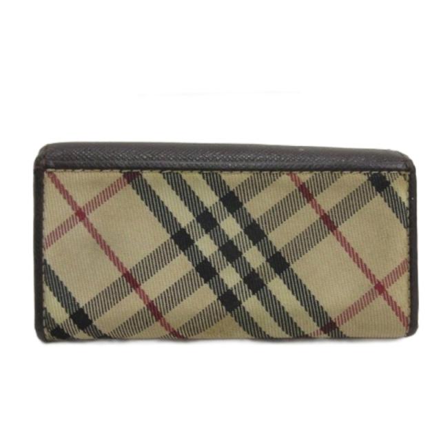 中古】バーバリー BURBERRY ノバチェック キーケース ブラウン メンズ