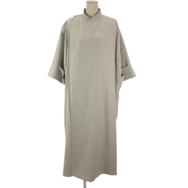 【中古】IIROT ロング コート ワンピース グレー系 F レディース