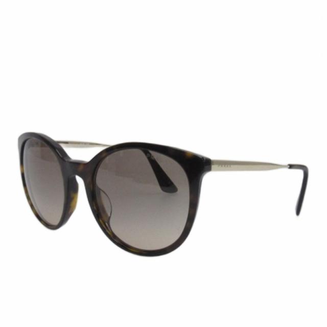 【中古】プラダ PRADA べっ甲柄 サングラス イタリア製 ブラウン 55□21 140 レディース_1