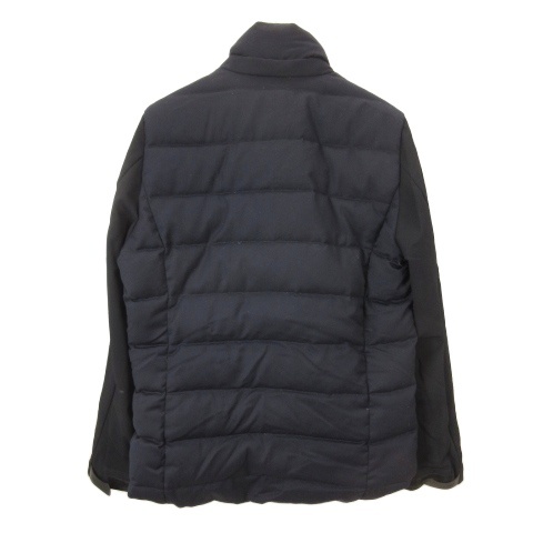 【中古】タトラス TATRAS SPIAZZO ウール 切替 ダウンジャケット 3 ネイビー ■GY62 レディース_1