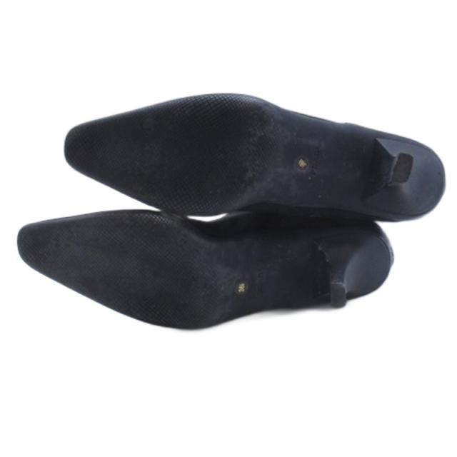 【中古】プラダスポーツ PRADA SPORT ロング ブーツ ブラック 38.5 ■GY62 レディース_4