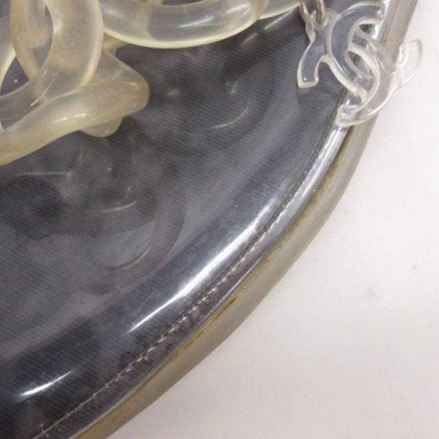 【中古】シャネル CHANEL ココマーク チェーン サンダル クリア系 ジャンク ■GY62 レディース_3