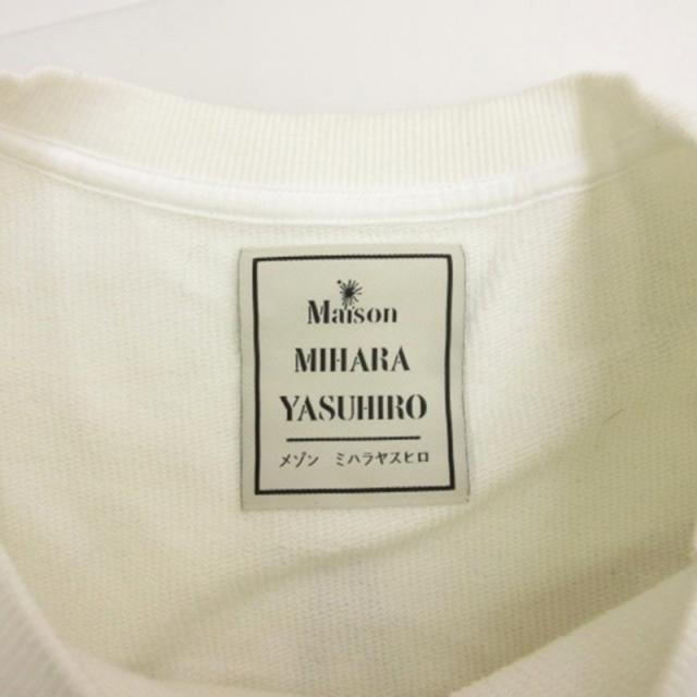【中古】ミハラヤスヒロ MIHARA YASUHIRO Cat Printed Sweatshirt キャット プリント スウェット トレーナー ホワイト 48_4