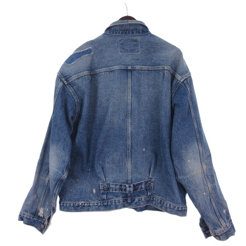 【中古】サプール SAPEur デニム ダメージ ジャケット L インディゴ_1