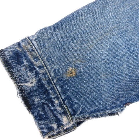 【中古】サプール SAPEur デニム ダメージ ジャケット L インディゴ_4