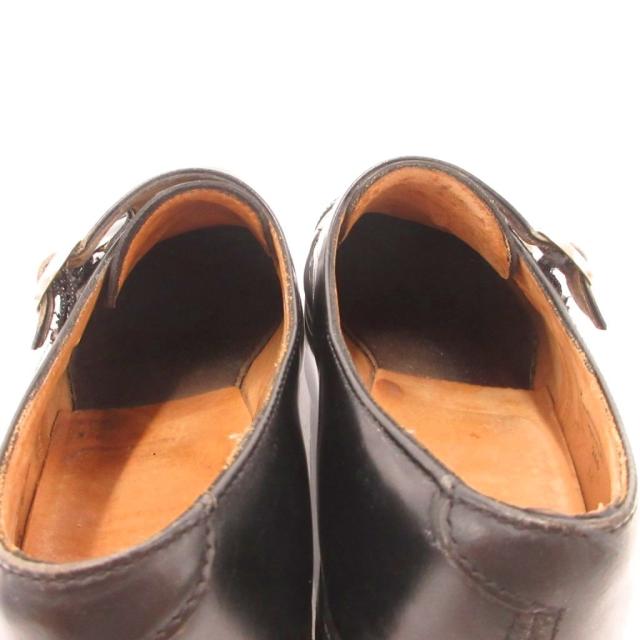 【中古】サンダース SANDERS ビジネスシューズ ダブルモンク ストレートチップ レザー 黒 ブラック /JS ■GY74 メンズ_5