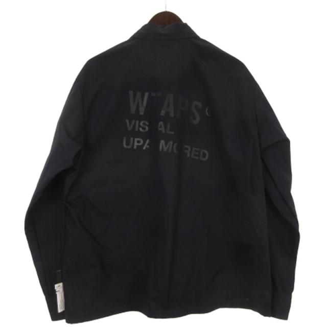 【中古】ダブルタップス WTAPS JMOD / LS / NYCO. WEATHER. CORDURA ファティーグシャツ ジャケット 261WVDT-SHM02 ネイビー 2 メンズ_3