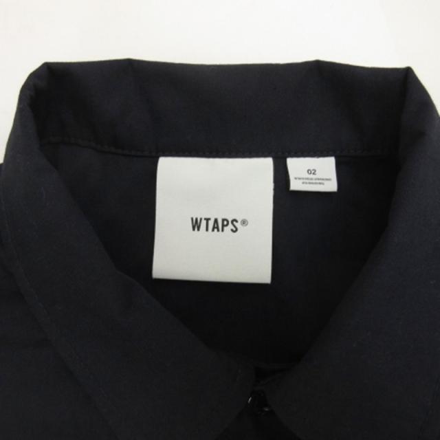 【中古】ダブルタップス WTAPS JMOD / LS / NYCO. WEATHER. CORDURA ファティーグシャツ ジャケット 261WVDT-SHM02 ネイビー 2 メンズ_4