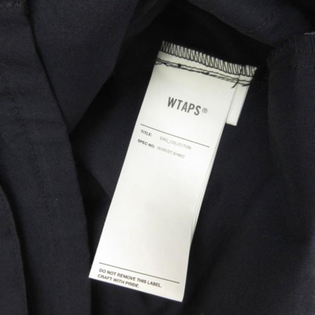 【中古】ダブルタップス WTAPS JMOD / LS / NYCO. WEATHER. CORDURA ファティーグシャツ ジャケット 261WVDT-SHM02 ネイビー 2 メンズ_5