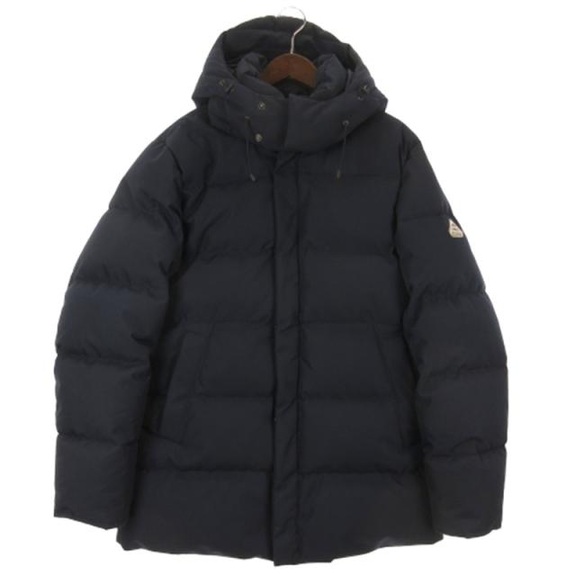 【中古】ピレネックス Pyrenex BELFORT ダウン ジャケット コート ネイビー XL メンズ
