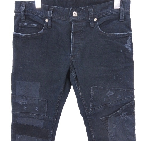 中古】5351プールオム 5351 POUR LES HOMMES ダメージ デニム パンツ