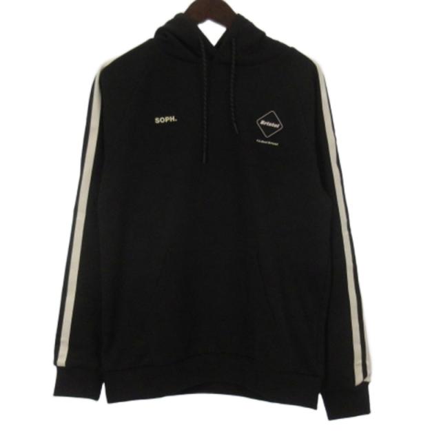 【中古】エフシーレアルブリストル F.C.Real Bristol FCRB タグ付き TRAINING TRACK HOODIE パーカー FCRB-252082 ブラック S メンズ