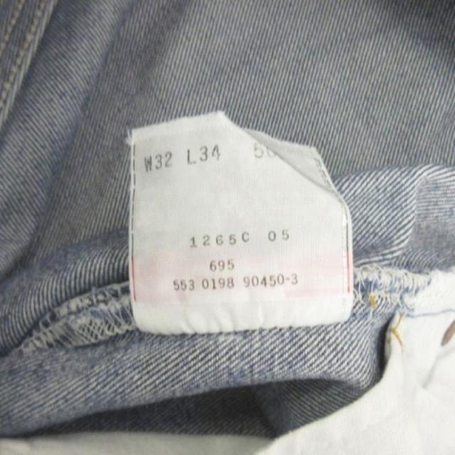 【中古】リーバイス Levi's 501 デニム パンツ ジーンズ ダメージ加工 553刻印 USA製 インディゴ W32 メンズ_8