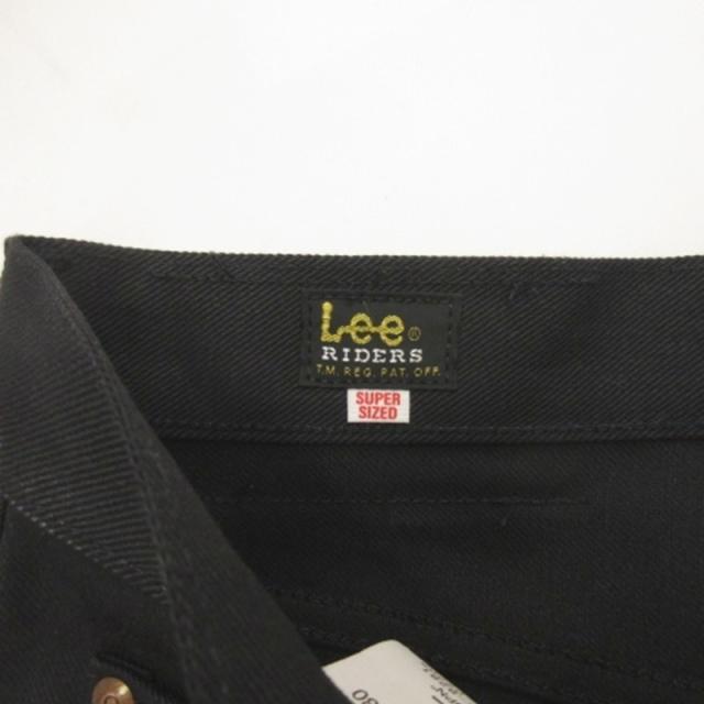 【中古】未使用品 リー LEE タグ付き スピードサイド ウエスターナー ストレート デニム ジーンズ LM4680 ブラック L_6