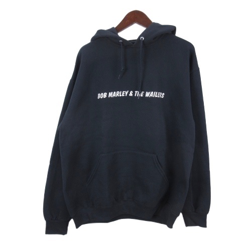 【中古】未使用品 ワコマリア WACKO MARIA タグ付き 24SS ボブマーリー スウェット パーカー L ブラック メンズ