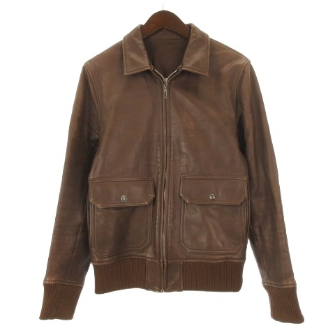 【中古】ガルニ GARNI A-2 なめし革 飛翔上衣 GW08029 赤銅色 L 260605E メンズ