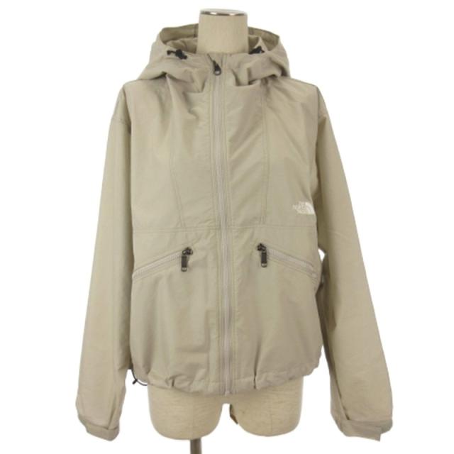 【中古】ザノースフェイス ショートコンパクト ジャケット パーカー NPW22630 アイボリー系 L レディース