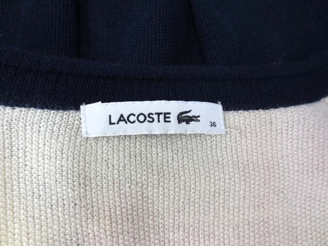 中古 ラコステ Lacoste ウール ブロックカラー ニット カーディガン 36 秋冬 レディースの通販はau Pay マーケット ブランド古着のベクトル